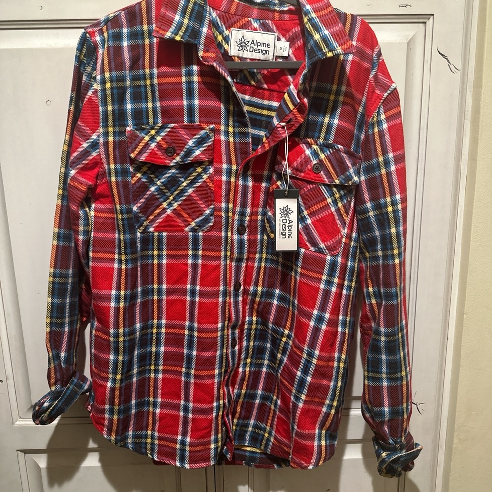 Alpine Red and Blue Plaid Shirt